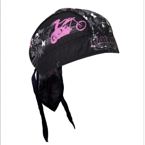 Accessories - Hot Leathers Lady Rider Stud Headwrap - Adjustable